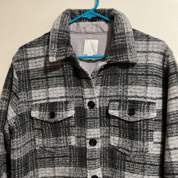 Joie Shirt Jacket Shacket Plaid - Picture 2 of 9